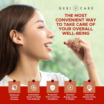 GeriCare Multivitamin für Senioren – 100 Tabletten, tägliche Nahrungsergänzung