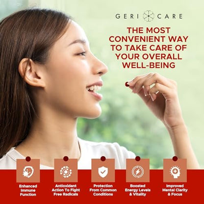 GeriCare Multivitamin für Senioren – 100 Tabletten, tägliche Nahrungsergänzung