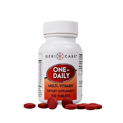GeriCare Multivitamin für Senioren – 100 Tabletten, tägliche Nahrungsergänzung