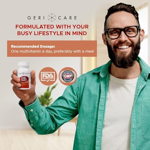 GeriCare Multivitamin für Senioren – 100 Tabletten, tägliche Nahrungsergänzung