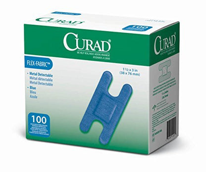 Curad Fingerverband gewebt blau detektierbar, 100 Stück