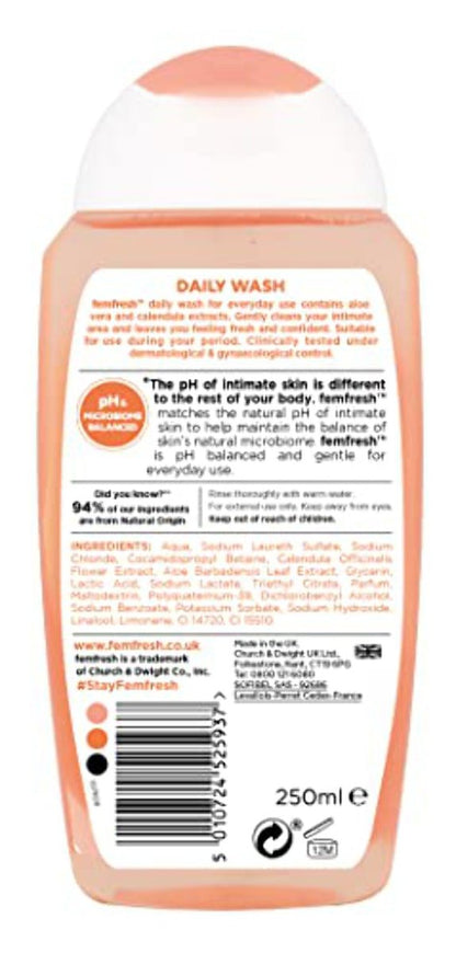 Femfresh Tägliche Intimwaschlotion 250 ml – Sanfte Pflege für den Intimbereich