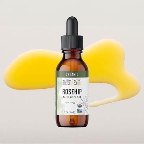 Aura Cacia Bio-Hagebutten-Pflegeöl für die Haut | GC/MS auf Reinheit getestet | 30 ml
