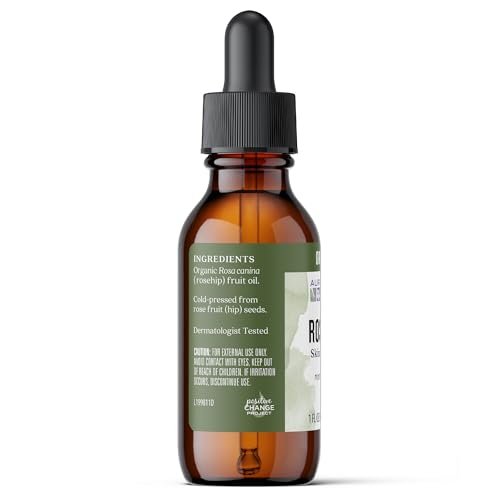 Aura Cacia Bio-Hagebutten-Pflegeöl für die Haut | GC/MS auf Reinheit getestet | 30 ml