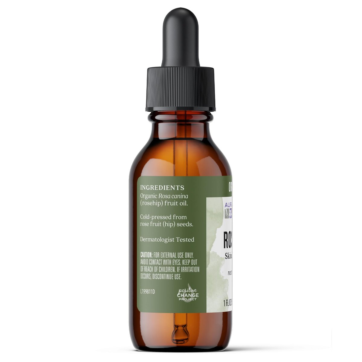 Aura Cacia Bio-Hagebutten-Pflegeöl für die Haut | GC/MS auf Reinheit getestet | 30 ml
