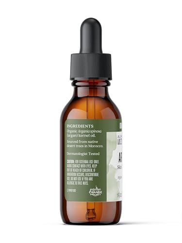 Aura Cacia Bio-Pflegeöl Arganöl – 30 ml reines Hautöl für Feuchtigkeit und Glanz