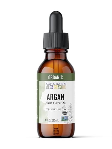 Aura Cacia Bio-Pflegeöl Arganöl – 30 ml reines Hautöl für Feuchtigkeit und Glanz