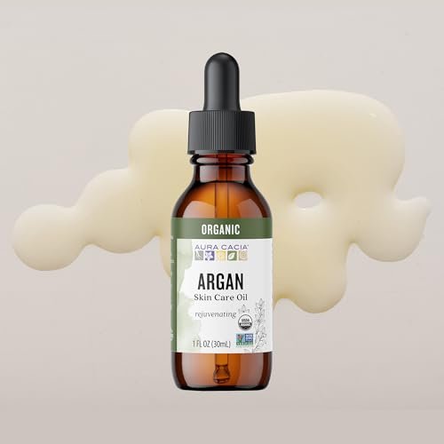 Aura Cacia Bio-Pflegeöl Arganöl – 30 ml reines Hautöl für Feuchtigkeit und Glanz