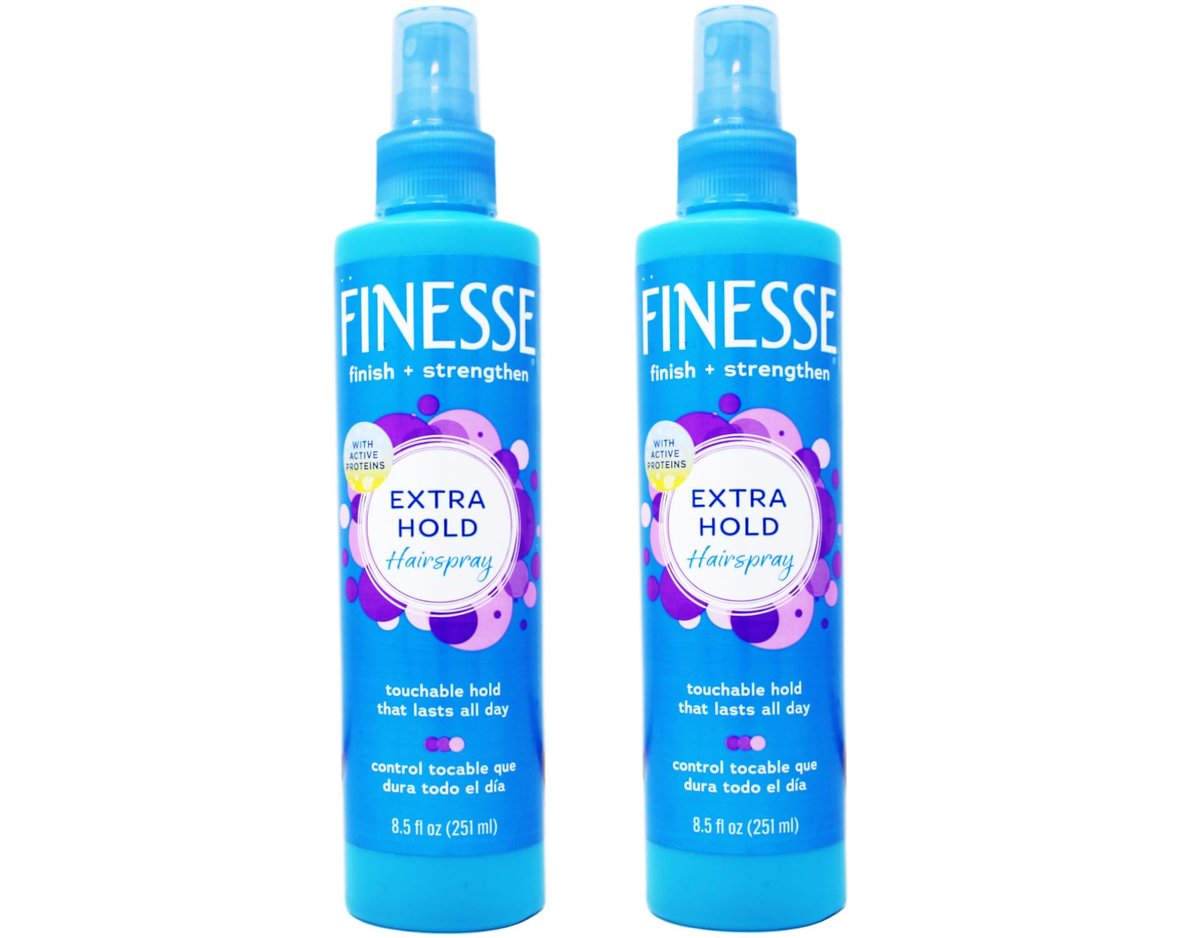 Finesse Finish + Strengthen, Extra Hold Haarspray 8,50 oz (2er-Pack)