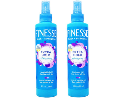 Finesse Finish + Strengthen, Extra Hold Haarspray 8,50 oz (2er-Pack)