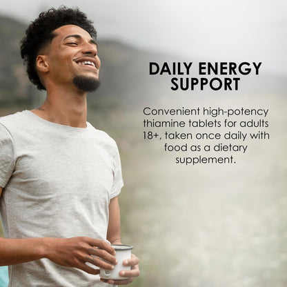 MASON NATURAL Vitamin B1 Thiamin 250 mg, 100 Kapseln, Nahrungsergänzungsmittel, Unterstützt Energieproduktion & gesunden Stoffwechsel