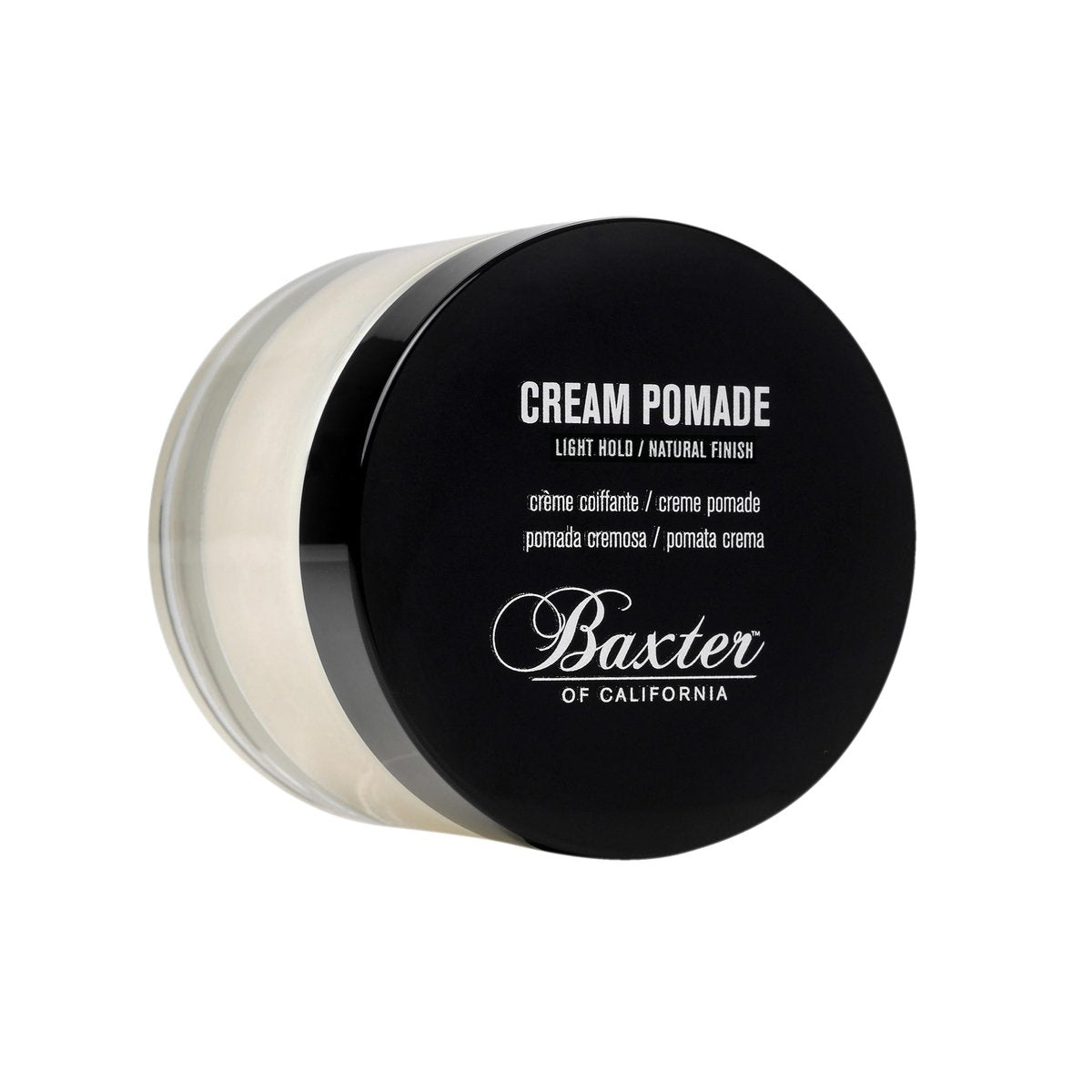 Baxter of California Cream Pomade – Leichter Halt, natürlicher Glanz für Männer und Frauen, 60 ml