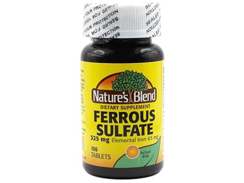 Nature's Blend Eisen(II)-sulfat 325 mg Tabletten, 100 Stück