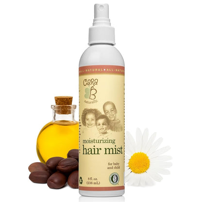 Feuchtigkeitsspendender Baby-Haarnebel für strukturiertes Haar, Entwirrungsspray für Locken & Coils, für schwarze & braune Babys, afroamerikanische Kleinkinder, Kinder & Jugendliche mit Farbe, 240 ml