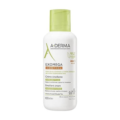 A-Derma Exomega Feuchtigkeitscreme 400ml – Beruhigende Pflege für trockene & zu Ekzemen neigende Haut