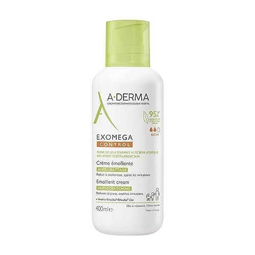 A-Derma Exomega Feuchtigkeitscreme 400ml – Beruhigende Pflege für trockene & zu Ekzemen neigende Haut