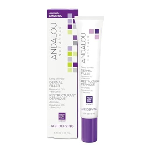 Andalou Naturals Deep Wrinkle Dermal Filler mit Aloe Vera, 0,6 Fl Oz - Anti-Aging Gesichtscreme