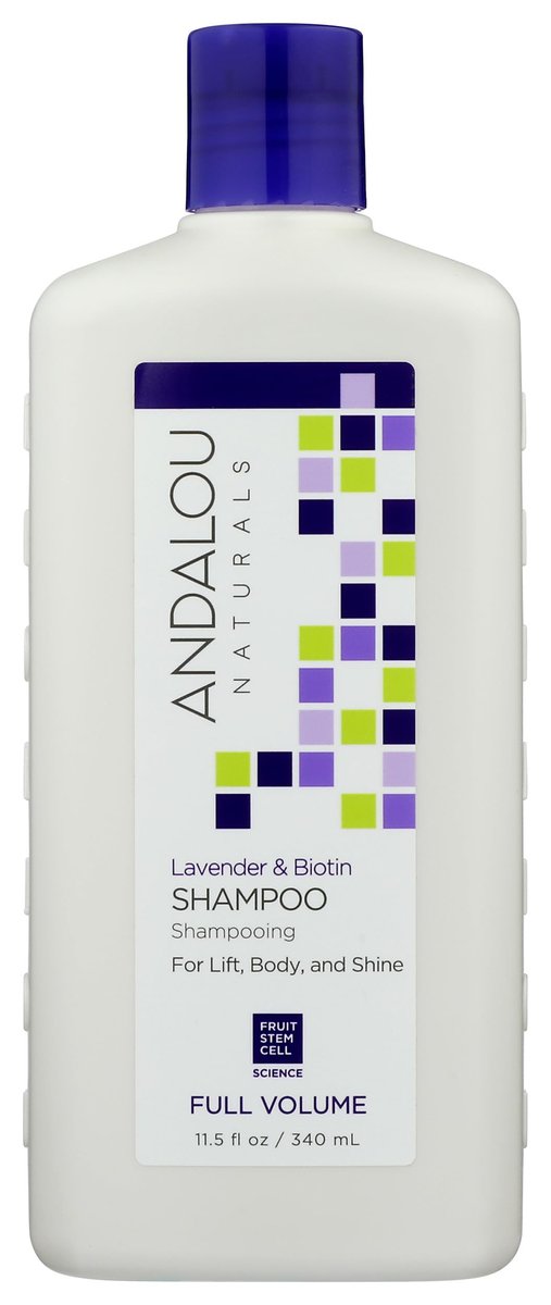 Andalou Naturals Lavendel & Biotin Full Volume Shampoo – 11,5 Fl Oz (340 ml)