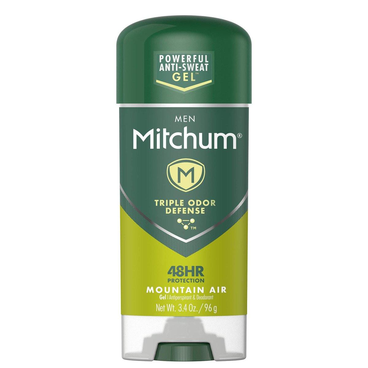 Mitchum Anti-Transpirant & Deodorant Clear Gel, Bergluft - 3,4 oz (6er-Pack)