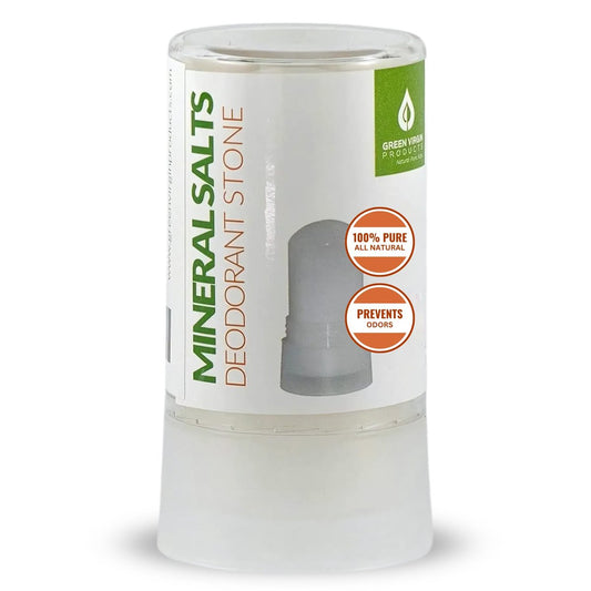 100% reiner Deodorantstein aus natürlichen Mineralsalzen – Green Virgin Products