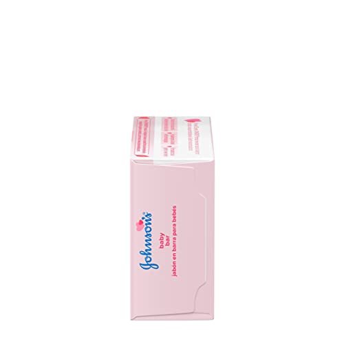 Johnson's Baby Seifenstück, Sanft für Babybad und Hautpflege, Hypoallergen und Dermatologisch getestet, Parabenfrei, Phthalatfrei, Farbstofffrei, 3 Unzen (Packung mit 6)