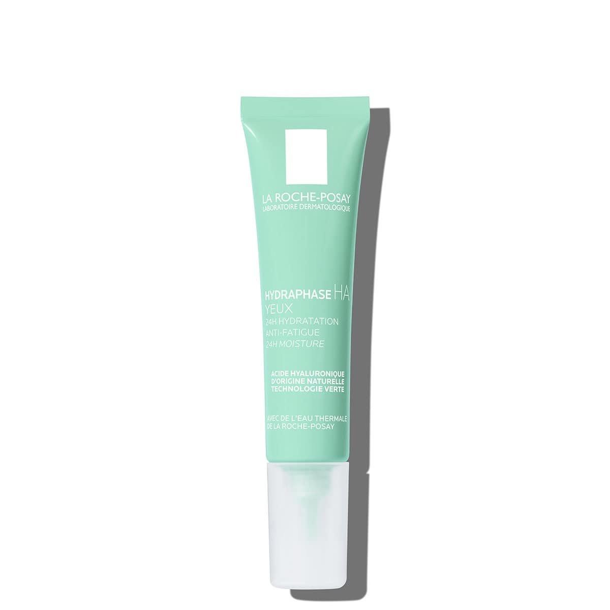 La Roche-Posay Hydraphase Intense Hyaluronic Acid Augencreme – Reduziert Tränensäcke und Schwellungen mit feuchtigkeitsspendender Hydratation, 15 ml