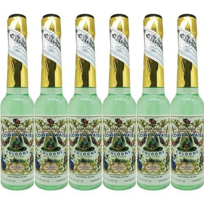 Lanman & Kemp Authentic Florida Water Cologne – 6er-Pack (7,5 Unzen pro Flasche, 45 Unzen Gesamtmenge) – Plastikflaschen