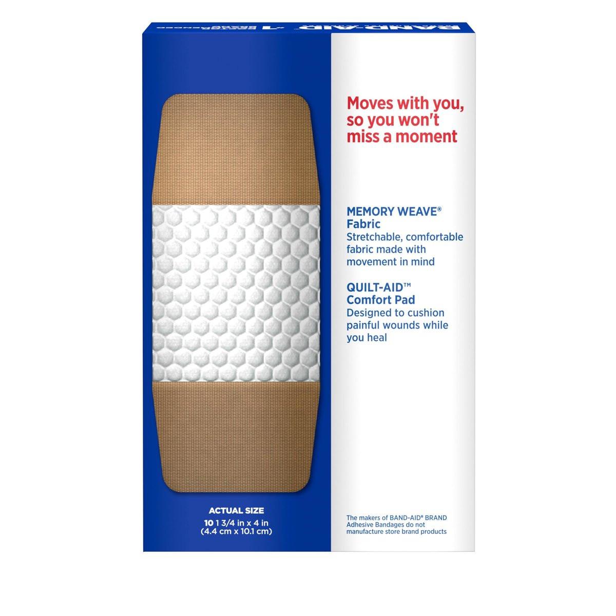 Band-Aid Brand Flexible Fabric Pflaster, extra groß, 10 Stück (2er-Pack)
