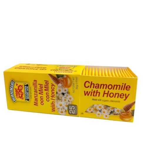 Hornimans Kräutertee Kamille mit Honig, 25 Beutel