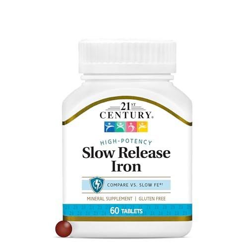 21st Century Slow Release Eisen Tabletten, 60 Stück