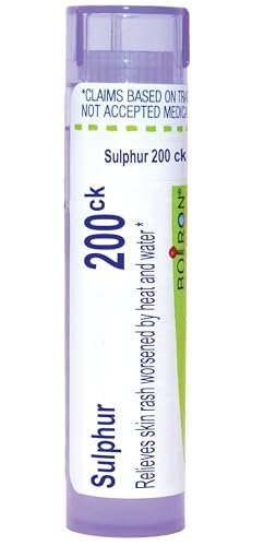 Boiron Sulphur 200C Homöopathisches Mittel bei Hautausschlag - 80 Kügelchen