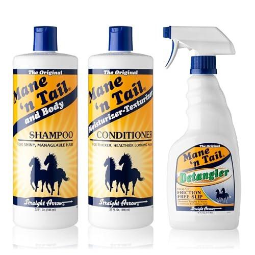 Mane 'n Tail 3-teiliges Set: 32 oz Shampoo, 32 oz Conditioner, 16 oz Entwirrungsspray