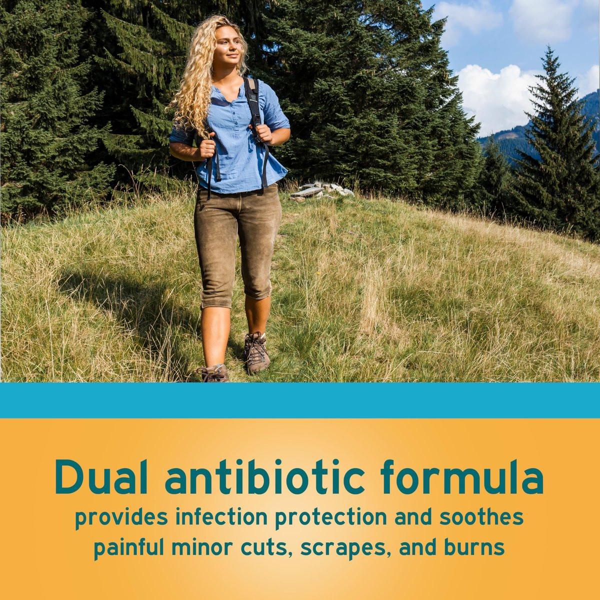 Neosporin + Maximalstarke Schmerzlinderung Dual Action Creme – Antibiotische & analgetische Erste-Hilfe-Creme für Infektionsschutz & Wundversorgung bei kleinen Schnitten, Schrammen & Verbrennungen, 0,5 Unzen, 2er-Pack