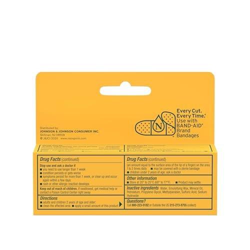 Neosporin + Maximalstarke Schmerzlinderung Dual Action Creme – Antibiotische & analgetische Erste-Hilfe-Creme für Infektionsschutz & Wundversorgung bei kleinen Schnitten, Schrammen & Verbrennungen, 0,5 Unzen, 2er-Pack