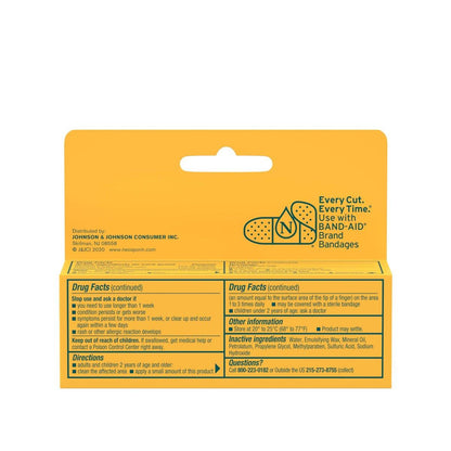 Neosporin + Maximalstarke Schmerzlinderung Dual Action Creme – Antibiotische & analgetische Erste-Hilfe-Creme für Infektionsschutz & Wundversorgung bei kleinen Schnitten, Schrammen & Verbrennungen, 0,5 Unzen, 2er-Pack