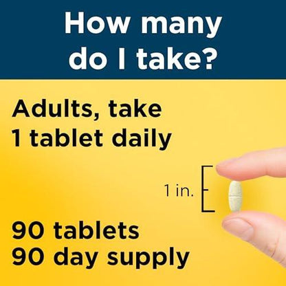 Nature Made Multivitamin für Männer – Ohne Eisen, Tägliche Nahrungsergänzung, 90 Tabletten, 90-Tage-Vorrat