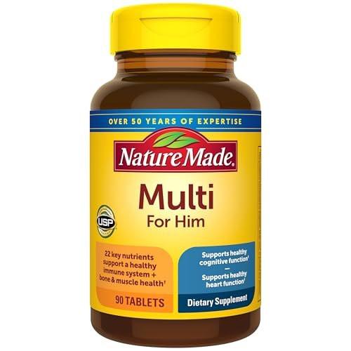 Nature Made Multivitamin für Männer – Ohne Eisen, Tägliche Nahrungsergänzung, 90 Tabletten, 90-Tage-Vorrat
