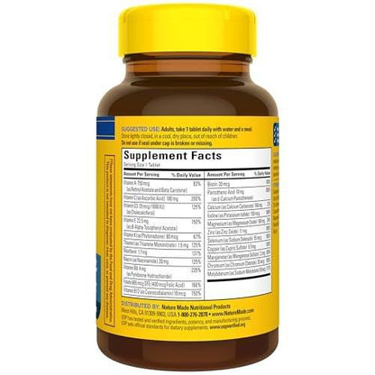Nature Made Multivitamin für Männer – Ohne Eisen, Tägliche Nahrungsergänzung, 90 Tabletten, 90-Tage-Vorrat