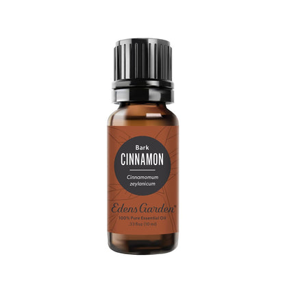 Edens Garden Zimtrindenöl – 100 % reines, unverdünntes ätherisches Öl für Aromatherapie, Diffuser & mehr, 10 ml