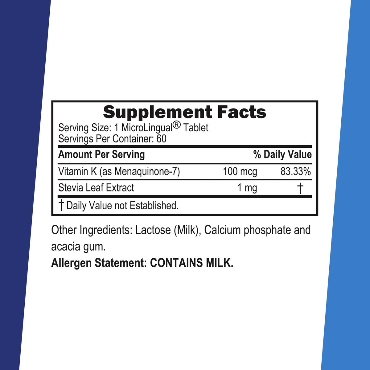 Superior Source Vitamin K2 MK-7 (Menaquinon-7) 100 mcg – Knochenstärke & Herzgesundheit – 60 sublinguale Tabletten