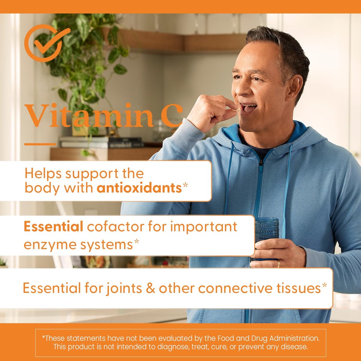 Doctor's Best Vitamin C 500 mg – 120 Kapseln, Hochdosiertes Vitamin C zur Immununterstützung