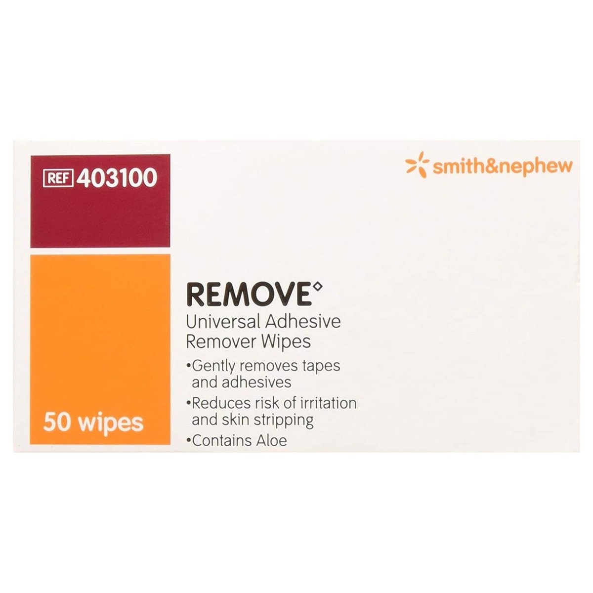 Smith & Nephew Remove Adhesive Remover Feuchttücher 403100, 50 Stück
