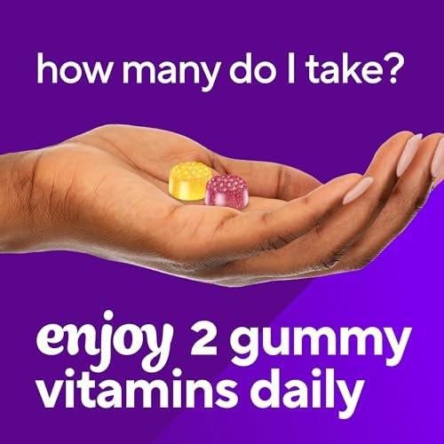 Vitafusion Omega-3 Gummis für die Herzgesundheit, Beerig-Zitronengeschmack, 120 Stück (60-Tage-Vorrat)