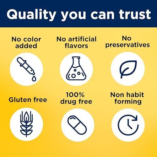 Nature Made Melatonin 5mg Tabletten Extra Stark – 100 % arzneimittelfreies Schlafmittel für Erwachsene, 90 Tabletten, 90-Tage-Vorrat