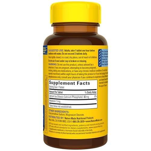Nature Made Melatonin 10 mg Gummis für Erwachsene – Maximum-Stärke Einschlafhilfe, 70 Gummis, 35 Tage Vorrat