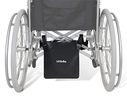 NYOrtho Urinbeutel-Halter – Vinyl-Datenschutzabdeckung für Foley-, Katheter- oder Urinbeutel – Klettverschluss, wasserabweisend, leicht zu reinigen – Gurte für Rollstuhl oder Bett – 10,5 x 11,25 Zoll – 1 Stück