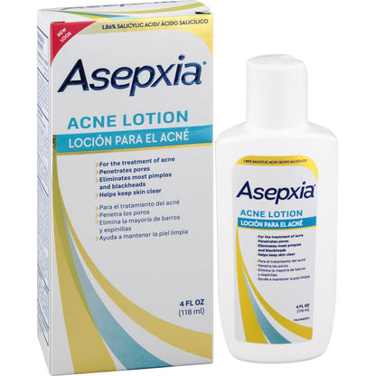 ASEPXIA Akne Adstringierende Lotion mit 1,86 % Salicylsäure gegen Pickel, Mitesser und verstopfte Poren, 118 ml