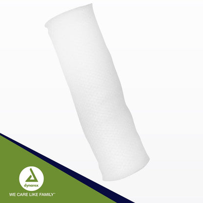 Dynarex Stretch-Gazebinden, 4" x 4,1 Yards, nicht steril & latexfrei, 12 Stück - für Wundversorgung in medizinischen und häuslichen Umgebungen