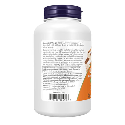NOW Foods Glucomannan (Amorphophallus konjac) Reines Pulver – Unterstützt Regelmäßigkeit und gesundes Gewichtsmanagement*, 227 g (8 Unzen)