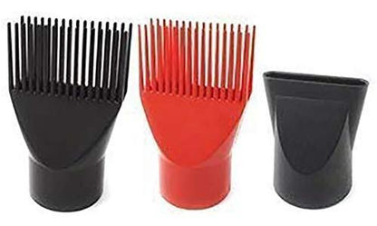 Annie Ceramic Turbo Pro-2000 Haartrockner – Rot/Schwarz 4-teiliges Set
